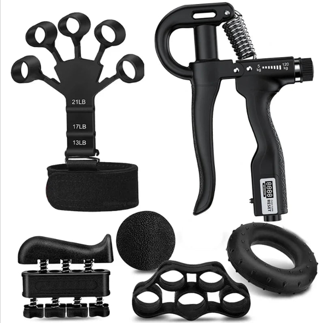 Adjustable Hand Grip Strength Trainer with Finger Exerciser11